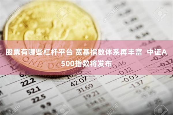 股票有哪些杠杆平台 宽基指数体系再丰富  中证A500指数将发布